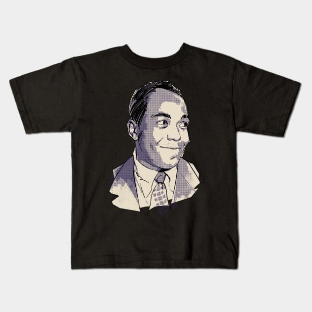 Charlie Parker Kids T-Shirt by Ed Labetski Art